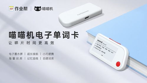 作業(yè)幫喵喵機(jī)電子單詞卡 開啟智能硬件學(xué)習(xí)新篇章